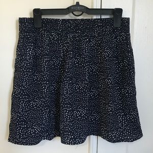 A line silk skirt size xs